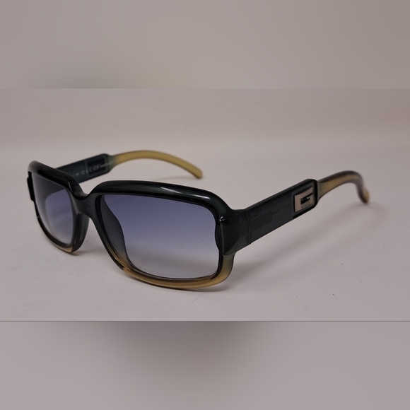 Gucci Vintage Y2K 90s Tom Ford Era Sunglasses Green Blue GG2475/S G9H 56-17-130 - Picture 4 of 13